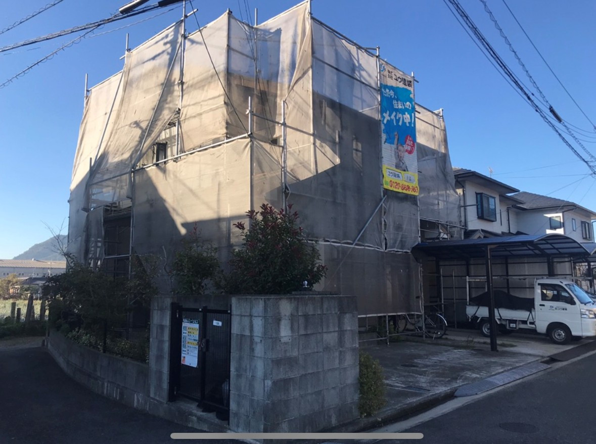 香川県高松市国分寺町O様邸外壁塗装、屋根塗装・塗り替え工事